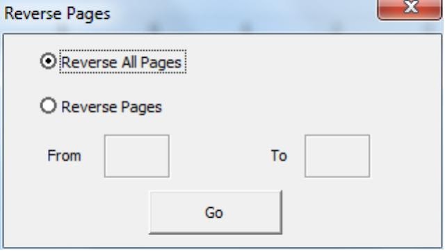 CorelDraw Macros: Reverse Pages