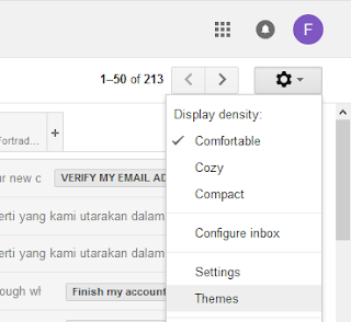 Mengganti Tema Gmail