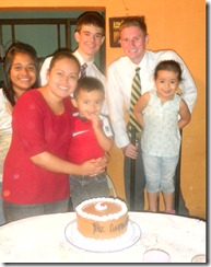 David and Elder Wardlow with the Retana family