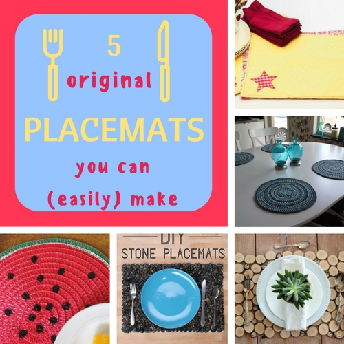 5 original placemats you can easily make