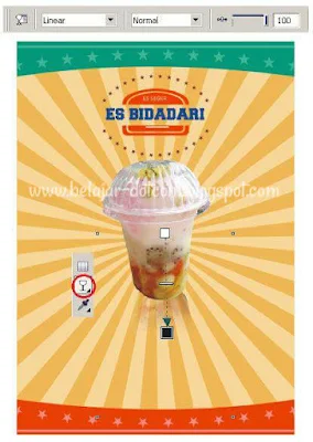 Membuat Desain Brosur Promosi Makanan atau Minuman dengan CorelDRAW