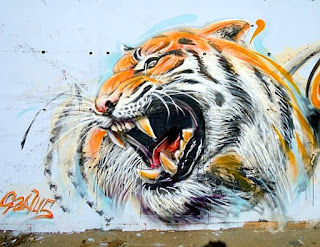 Tiger Graffiti Character by SAV 45
