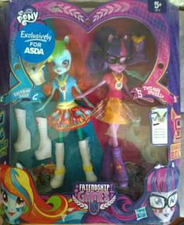 MLP Twilight Sparkle and Rainbow Dash ASDA Exclusive Equestria Games Friendship Games 2-pack