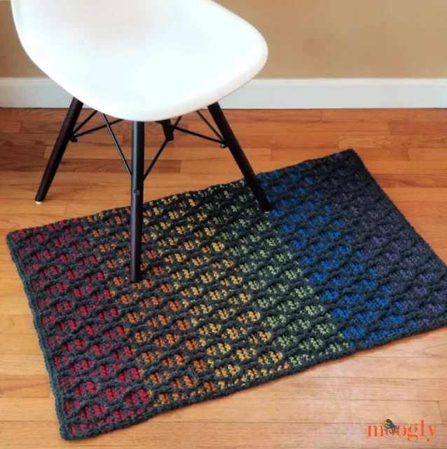 Striped Hourglass Rug