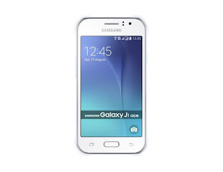 Samsung Galaxy J1 Ace 4G, Tampak Depan 
