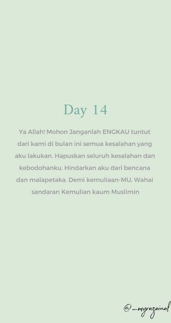 30 doa harian ramadhan