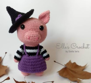 PATRON GRATIS CERDA BRUJA AMIGURUMI 53694