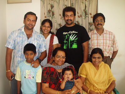 Prithviraj Sukumaran with family
