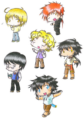 Boys of the Villa Chibi Style