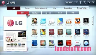 cara download aplikasi di smart tv lg