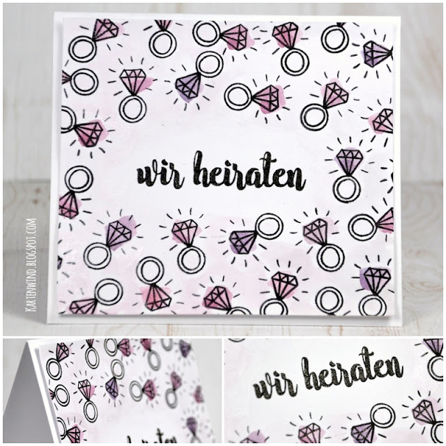 http://kartenwind.blogspot.com/2016/09/hochzeitskarte-mit-klunker-wir-heiraten.html