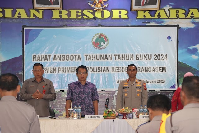 Koperasi Primkoppolres Karangasem Gelar RAT Tahun Buku 2024