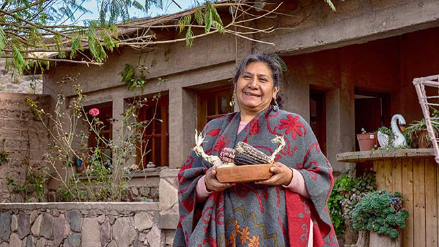 Una emprendedora indígena en sintonía con la Madre Tierra
