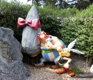 Parque Astérix, zona Bienvenidos al País Galo, París.