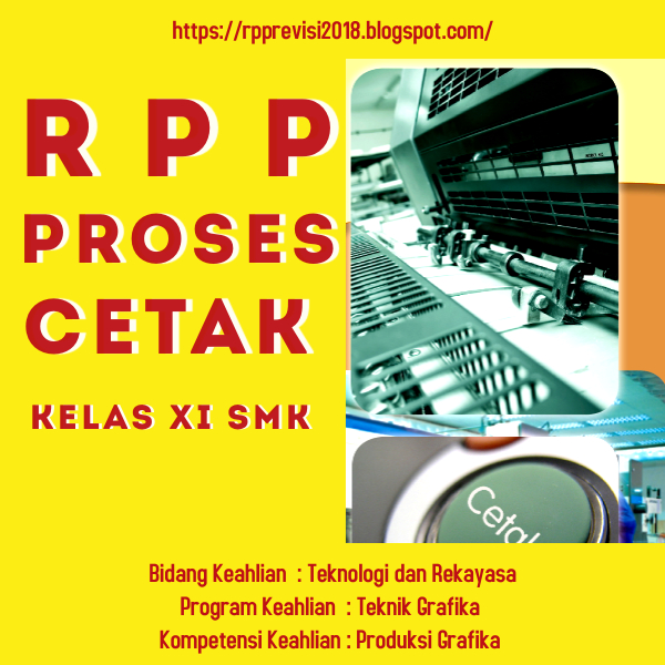 RPP Proses Cetak 1 Lembar Daring Kelas XI SMK