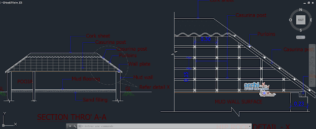Rural study in AutoCAD