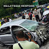 Video & Foto Kemalangan Maut Ngeri Alza Langgar Pembahagi Jalan