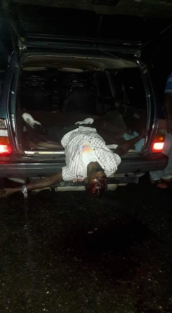 Graphic: Truck crushes commercial motorcyclist, female passenger to death in Akwa Ibom