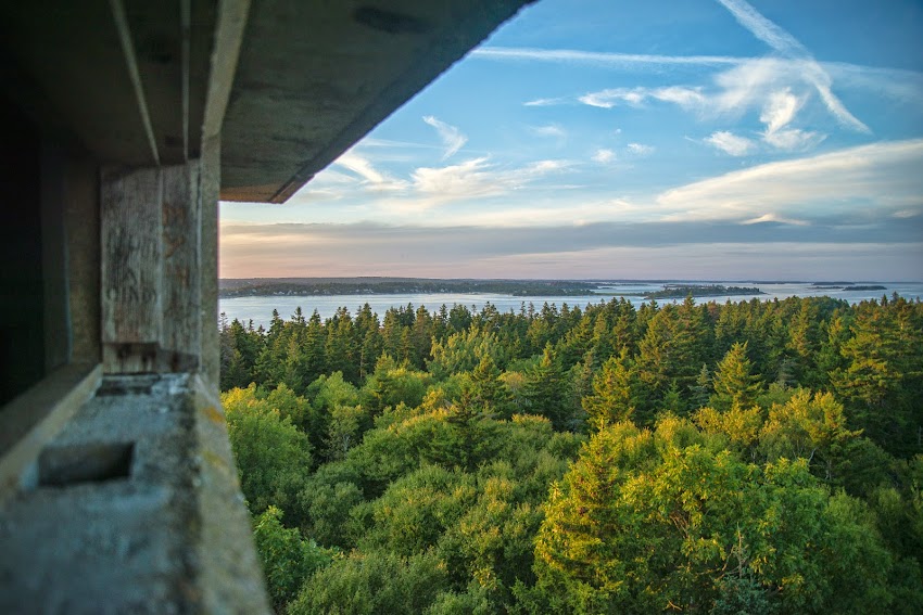 Jewell Island Portland, Maine Casco Bay New England Observation Tower photo by Corey Templeton August 2014 Summer