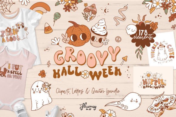 Quotes 131 Groovy Retro Halloween Clipart use them with your Cricut machine to make some adorable fall crafts! #svg #svgfile #freesvg #pumpkin #fall #cricut