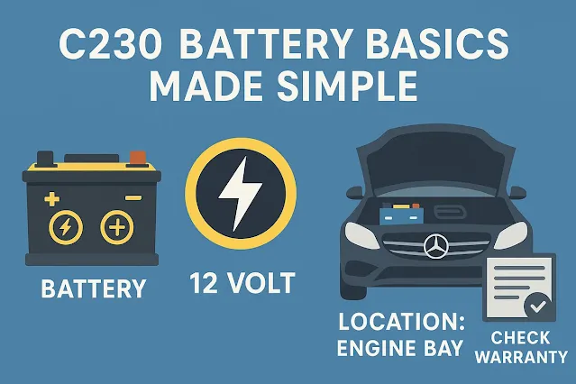 ベンツC230用バッテリーの基礎知識