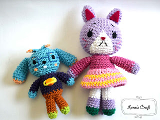Custom handmade crochet plushies from photo as mascot toy and gift for her or him