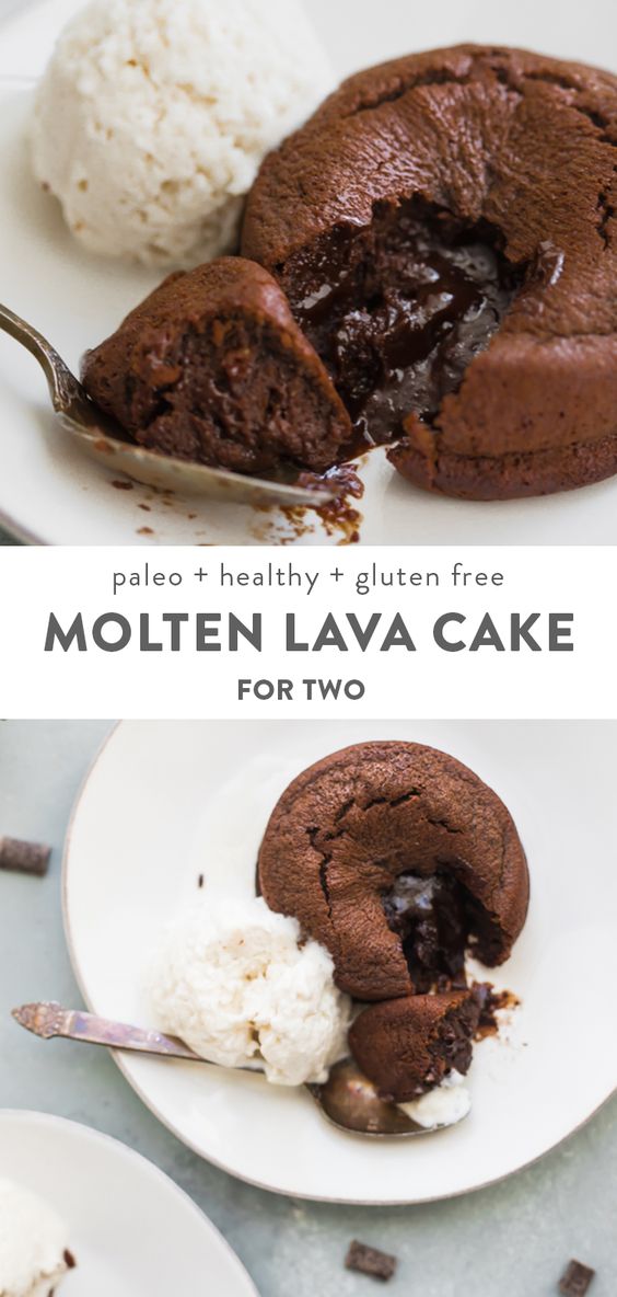 Paleo Molten Lava Cake