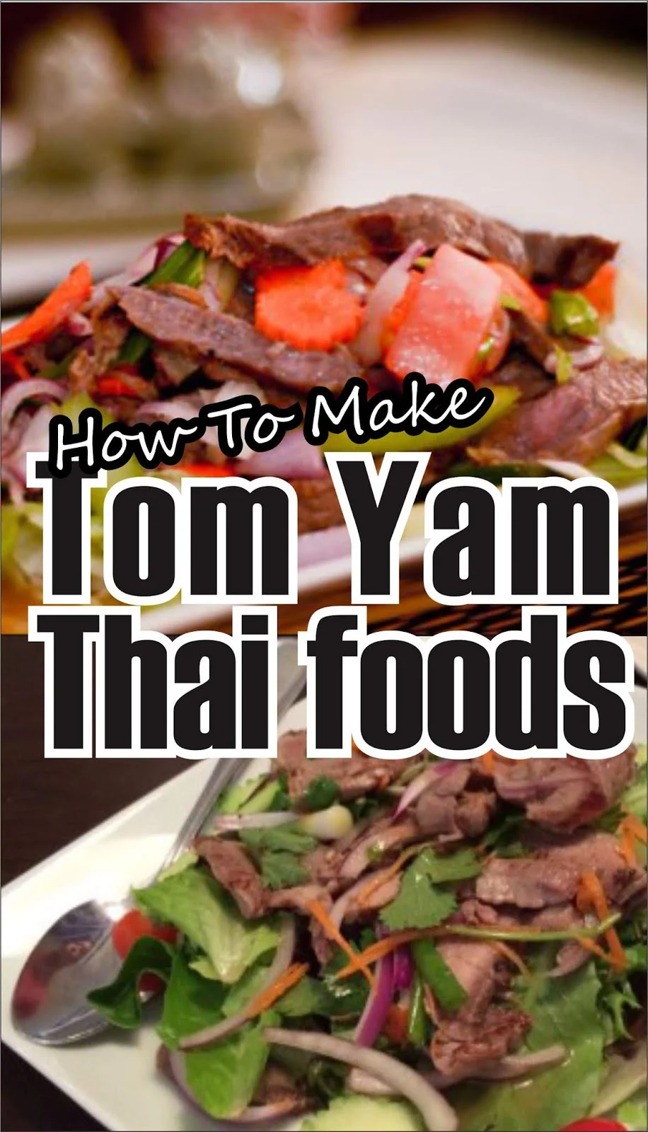 HOW TO MAKE TOM YAM THAI FOODS