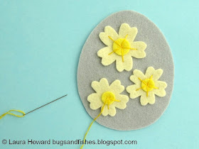 add embroidery to the primroses