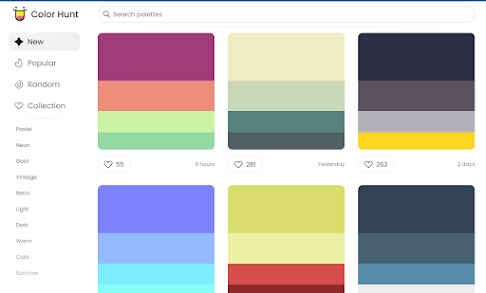 موقع Color Hunt