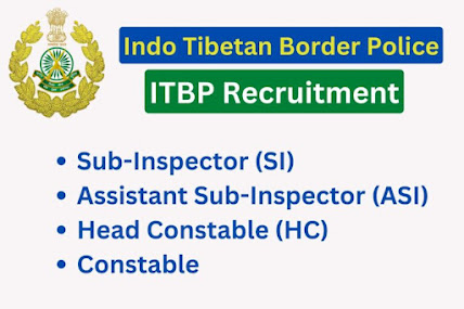 ITBP  Sub Inspector Recruitment 2022