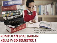 Download Soal Ulangan Harian Kelas 4 Semester 1