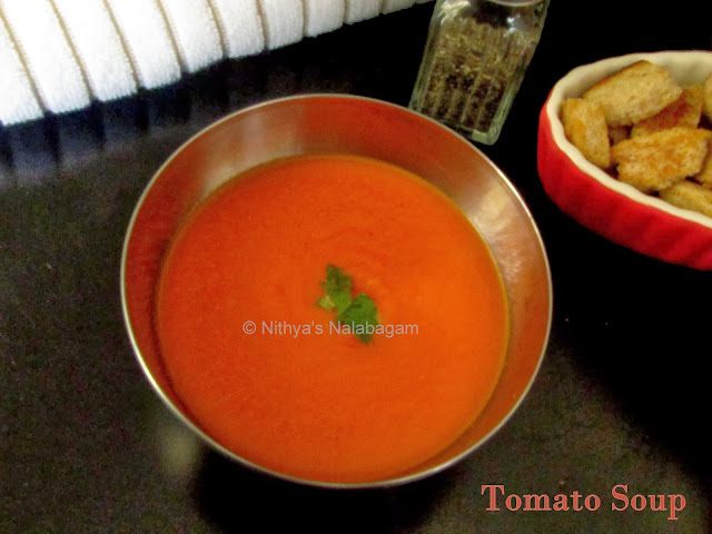 Thick Tomato Soup Indian Style