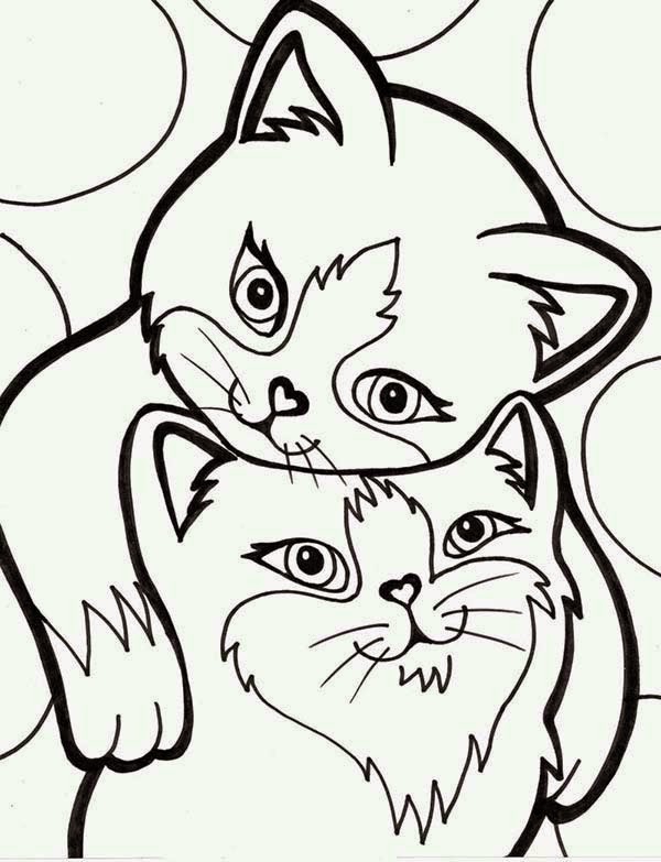 Kitty Cats Coloring Pages 8