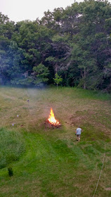 a belated bonfire celebrating Solstice