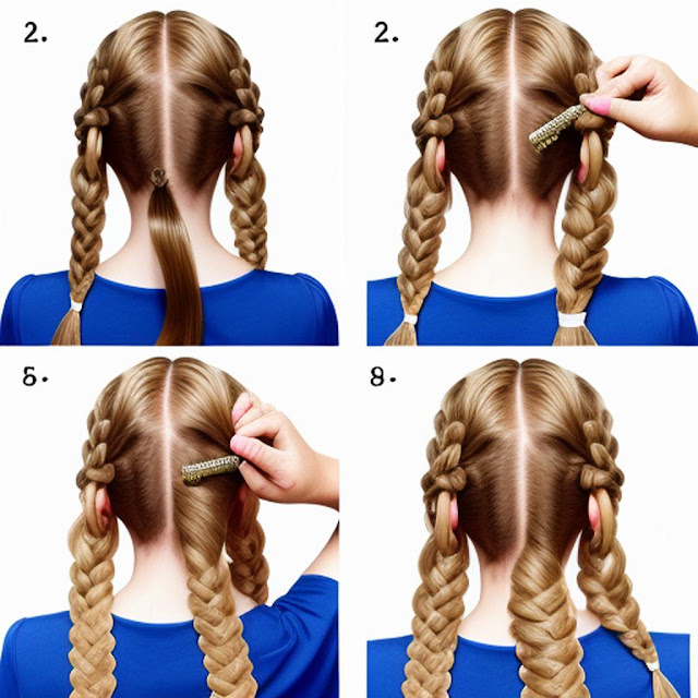 Double Dutch Braid, How to Dutch Braid Your Own Hair, Dutch Braid, DIY, Hairstyle