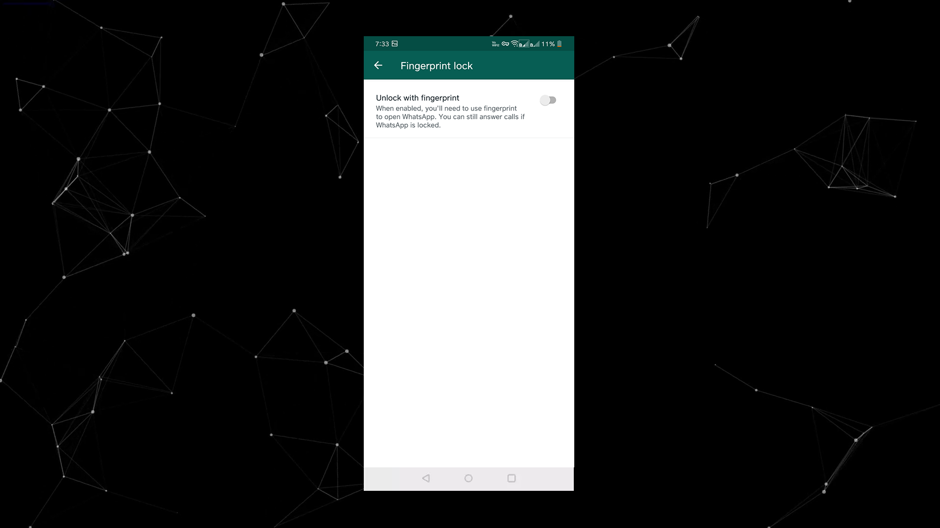 How to Enable Fingerprint Unlock for Android WhatsApp