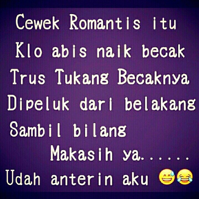 DP BBM Lucu Romantis