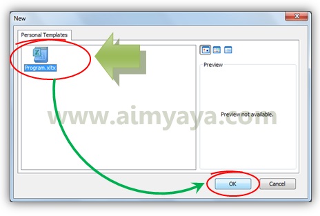 Pembuatan dokumen biasanya mempunyai format atau contoh tertentu Cara Membuat Template Dokumen Ms Excel 2010