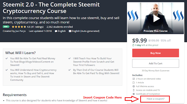 Steemit 2.0 - The Complete Steemit Cryptocurrency Course - Iftikhar University