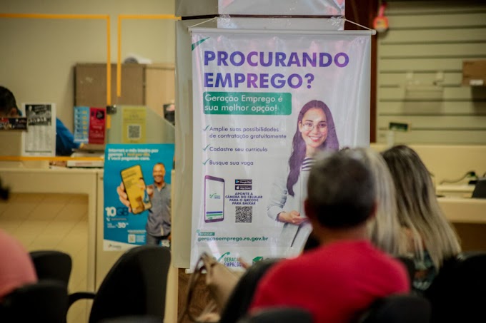 “Geração Emprego” oferta mais de 2.400 vagas em Rondônia nesta semana