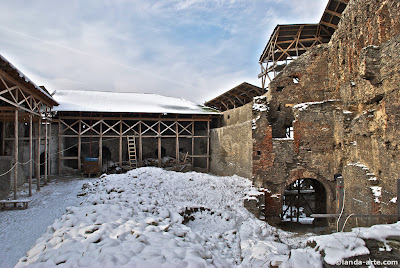 Ruinas de la ciudadela o fortaleza de Deva, Rumania