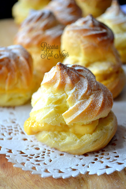 Resepi Cream Puff Yang Mudah - CRV Tu