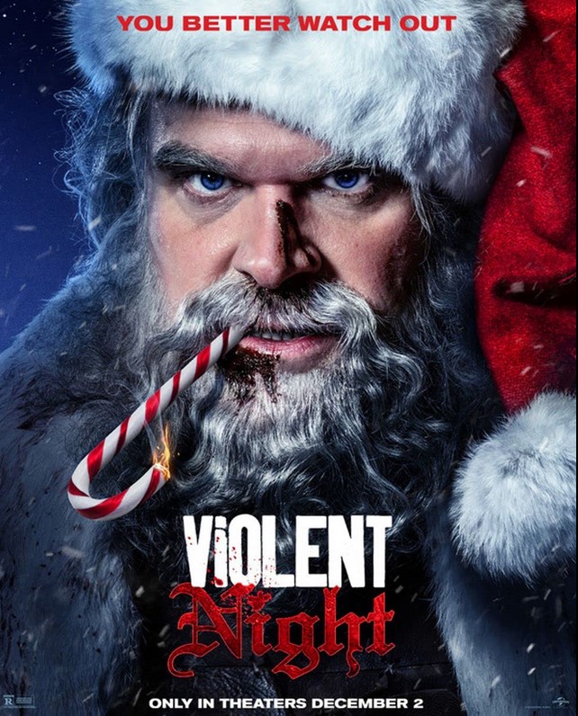 Violent Night, Thriller, Action, Comedy, Crime, Rawlins GLAM, Rawlins Lifestyle, Movie Review by Rawlins