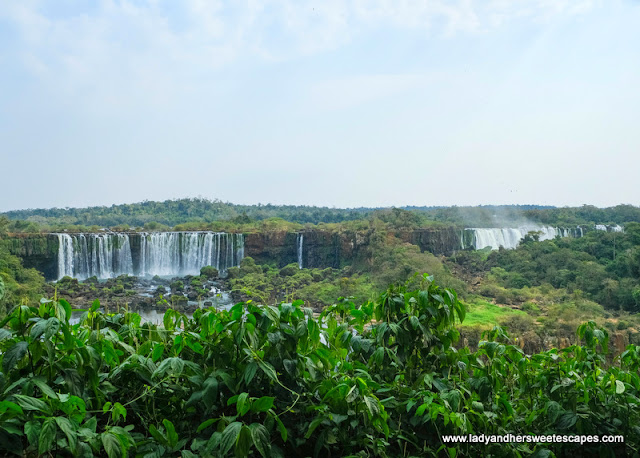 Argentina side of Iguazu Falls