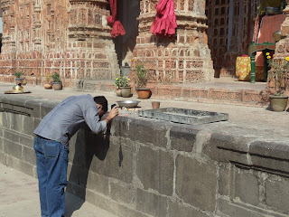 A man doing his prayer