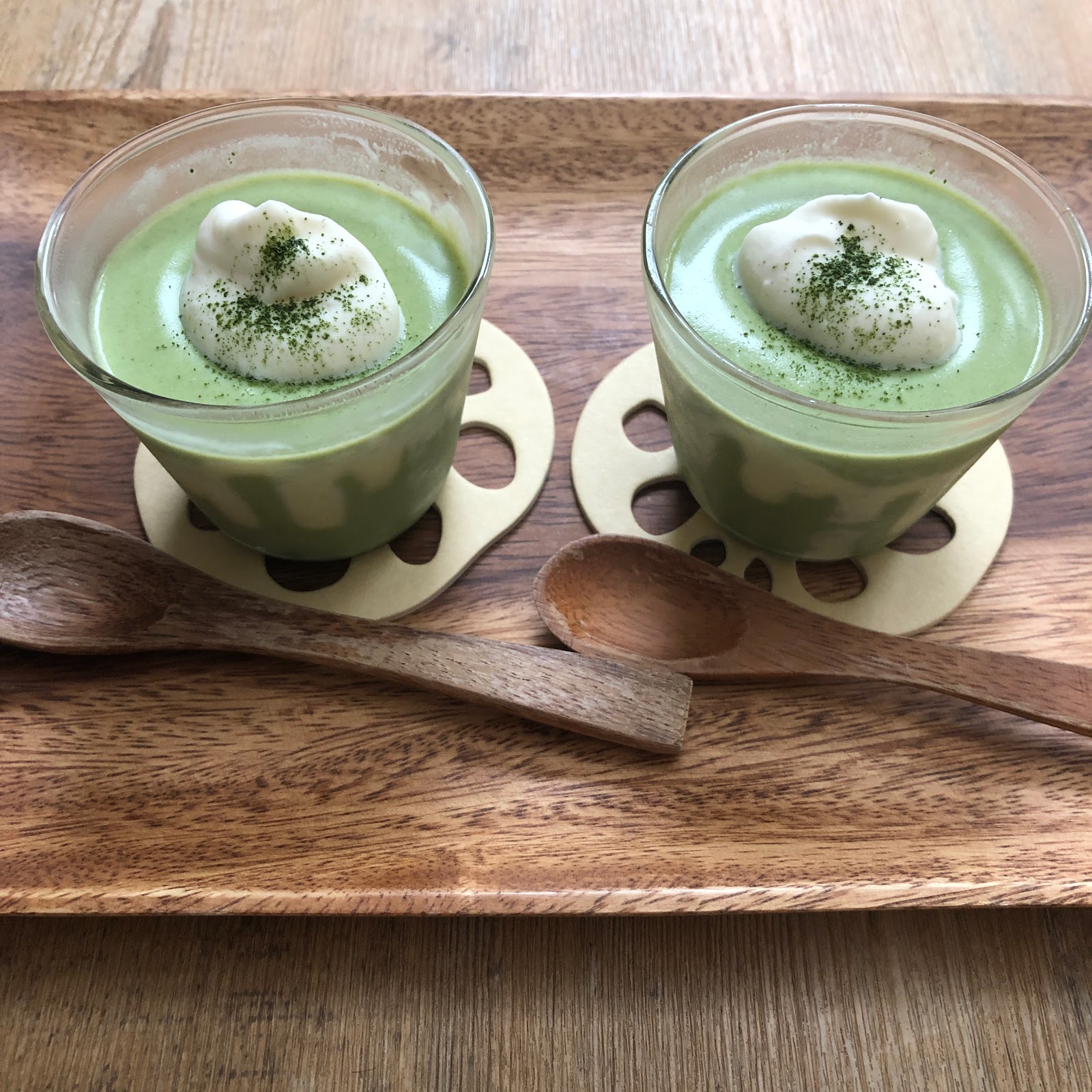 Green Banana 抹茶ホワイトチョコレートプリン