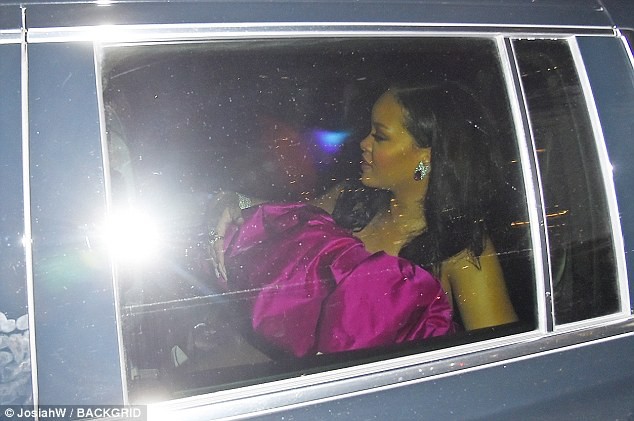 Rihanna stuns in glamorous purple dress as she celebrates 30th birthday with Paris Hilton, Toni Braxton and many others in star-studded bash in NYC (Photos)