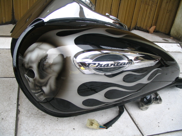 Variasi Desain Modif Tangki  Motor  Unik  Modif Sepeda Motor 