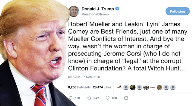 Trump Goes Off On Mueller, Comey, Rosenstein Ahead of New Russia Bombshells